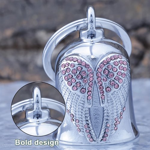 CYZBTBl Motorcycle Women Bells - Motorcycle Angel Bell for Men Women,Bell Biker Accessory,Guard Riding Safety