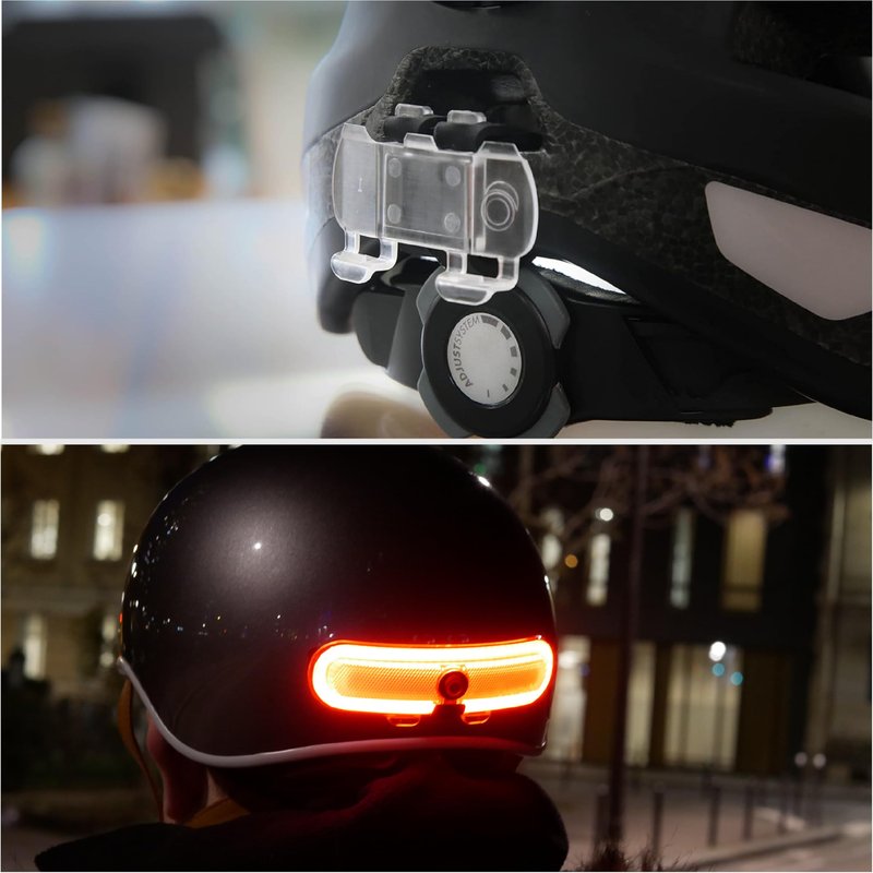 Overade Universal Attachment Kit - 2 Additional Straps & Light Bracket (LUM, TURN) - Multi-Mount (Handlebar, Seat Tube, Luggage Rack, Helmet) - Black, Water Resistant