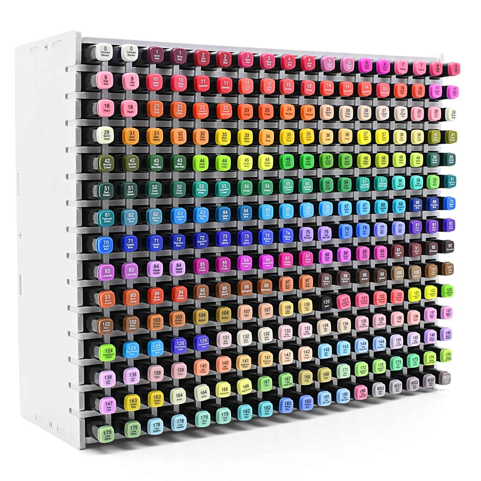 270-Slot Marker Holder with Adjustable Dividers, Marker Storage Organizer for Desk, Home, Office, Craft Room, and Classroom