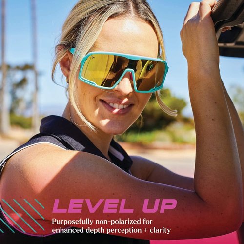 Knockaround Campeones Sport Sunglasses - UV400 Protection for Baseball, Cycling & Running | Unisex Design