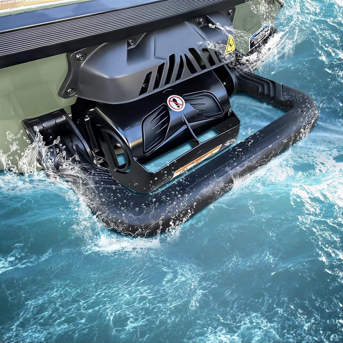 Skiennix Watercraft Reboarding Ladder - Retractable Spring-Loaded Design for Sea-Doo RXT, GTX, GTR