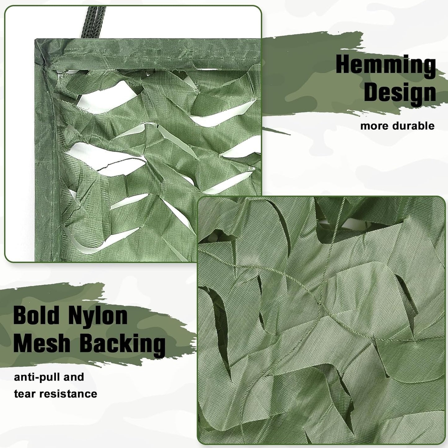 Skiennix Camo Netting - Versatile Camouflage Net for Hunting, Camping, and Party Decor | 20x20, 10x20, 10x10 Sizes