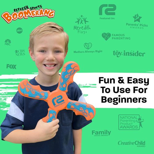 Boomerang for Kids - Fun Outdoor Toy for Boys & Girls | Perfect Summer Gift & Birthday Favor