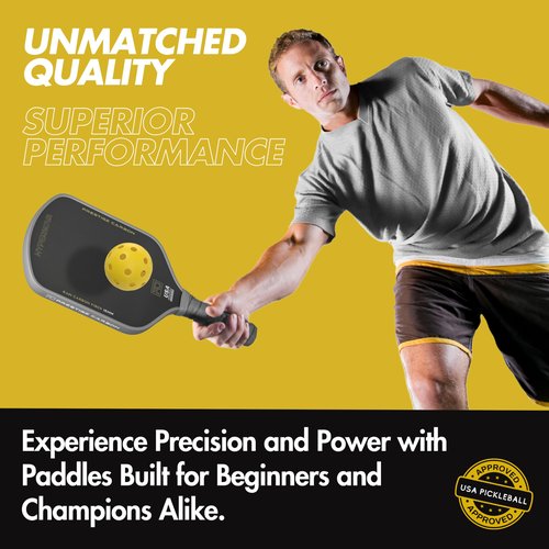 Prestige Carbon HYPERNOVA Pickleball Paddle - 16mm Theraformed Full Carbon Fiber for Ultimate Power, Control & Spin - Designed in The US - Lightweight, Durable, and Performance-Driven Design