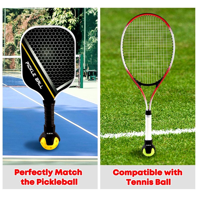 MLP-2 PCS Pickleball and Tennis Ball Retriever like Octopus,Unique 4 Touch Design Picker Upper,Fits Any Rackets Paddles-Perfect Accessories Collector Gift-Portable & Lightweight &Durable&Versatility