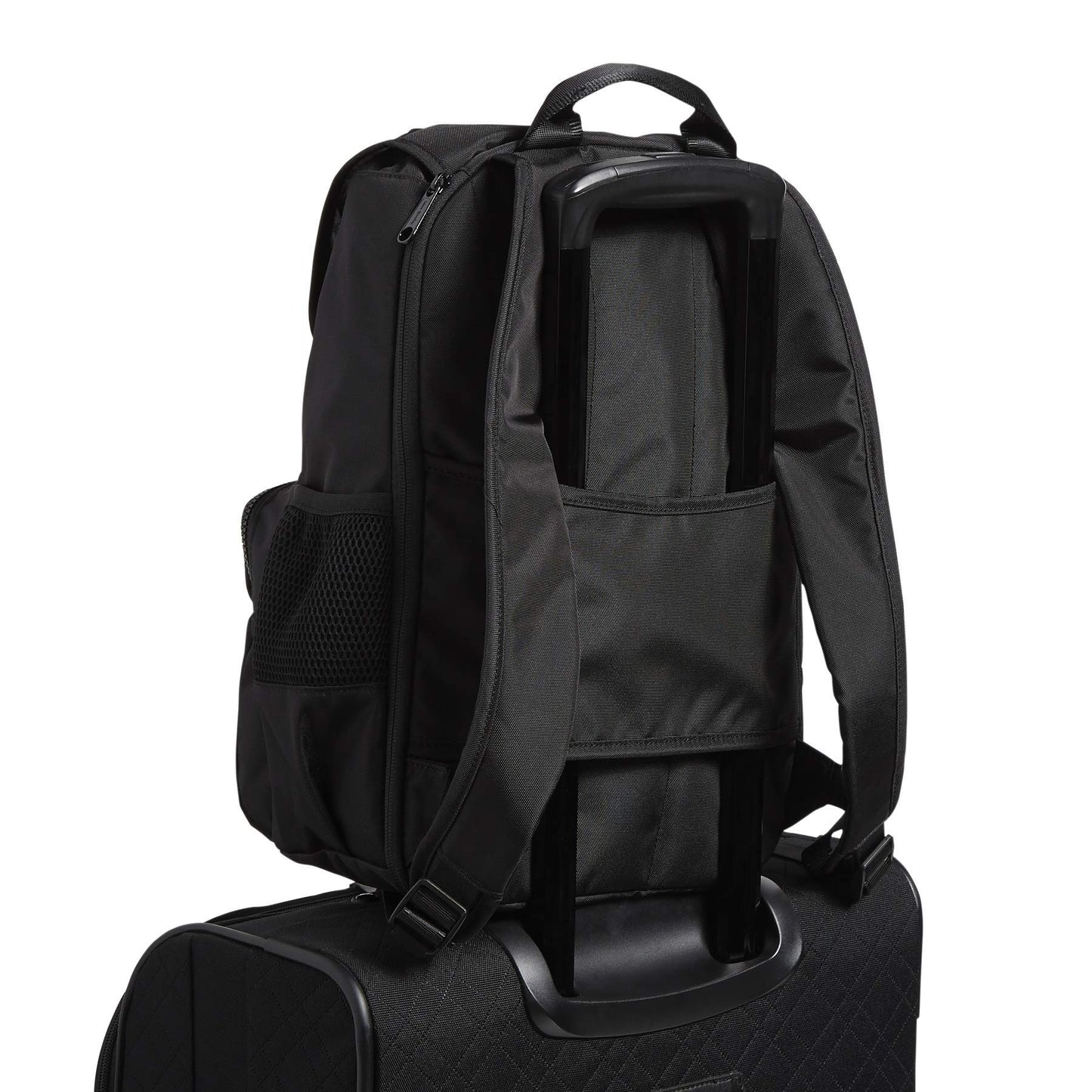 Vera Bradley Women's Recycled Lighten Up Reactive Daytripper Backpack, Black, One Size