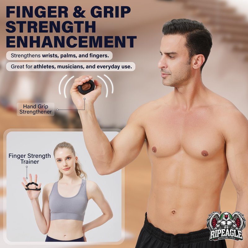 RIPEAGLE Rip Stick Workout Equipment - Adjustable Resistance Bands, Portable Upper Body Exercise Tool for Shoulder, Joint Rehab, Core, Muscle Building, Ripstick Home Gym Strength Training Accessories