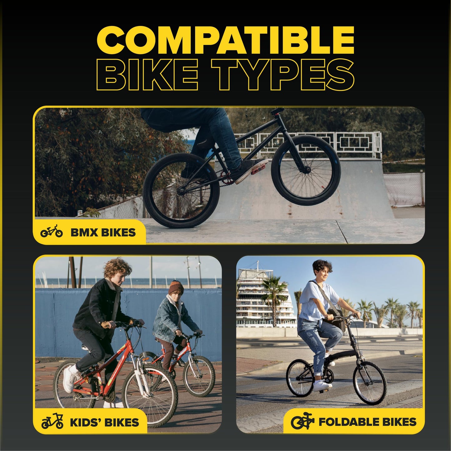 Ultraverse 20" Bike Inner Tubes 20 x 1.75, 1.95, 2.00, 2.125, – Butyl Rubber Bicycle Tubes with Schrader Valve – Replacement Tube for Kids, BMX, Cruiser, Mountain & Electric Bikes – Set of 2