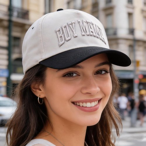 Boy Mama Hat- 3D Embroidered Mom Hat Adjustable Cotton Baseball Caps for Women Black