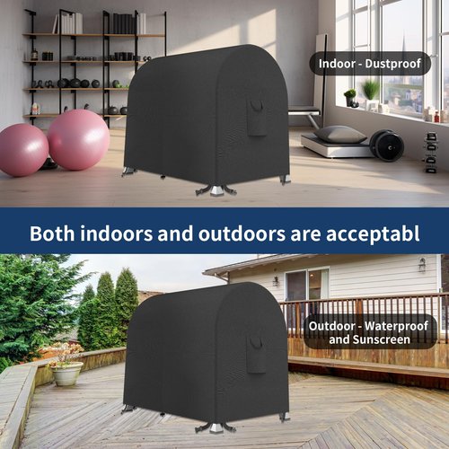 Dumbbell Weight Rack Cover,600D Oxford A-Frame Dumbbell Rack Cover,Equipment Home Gym Set Cover,for Storage Fitness Dumbbells,Outdoor Waterproof Workout Barbell Covers,Adjustable Accessories Dust Bag