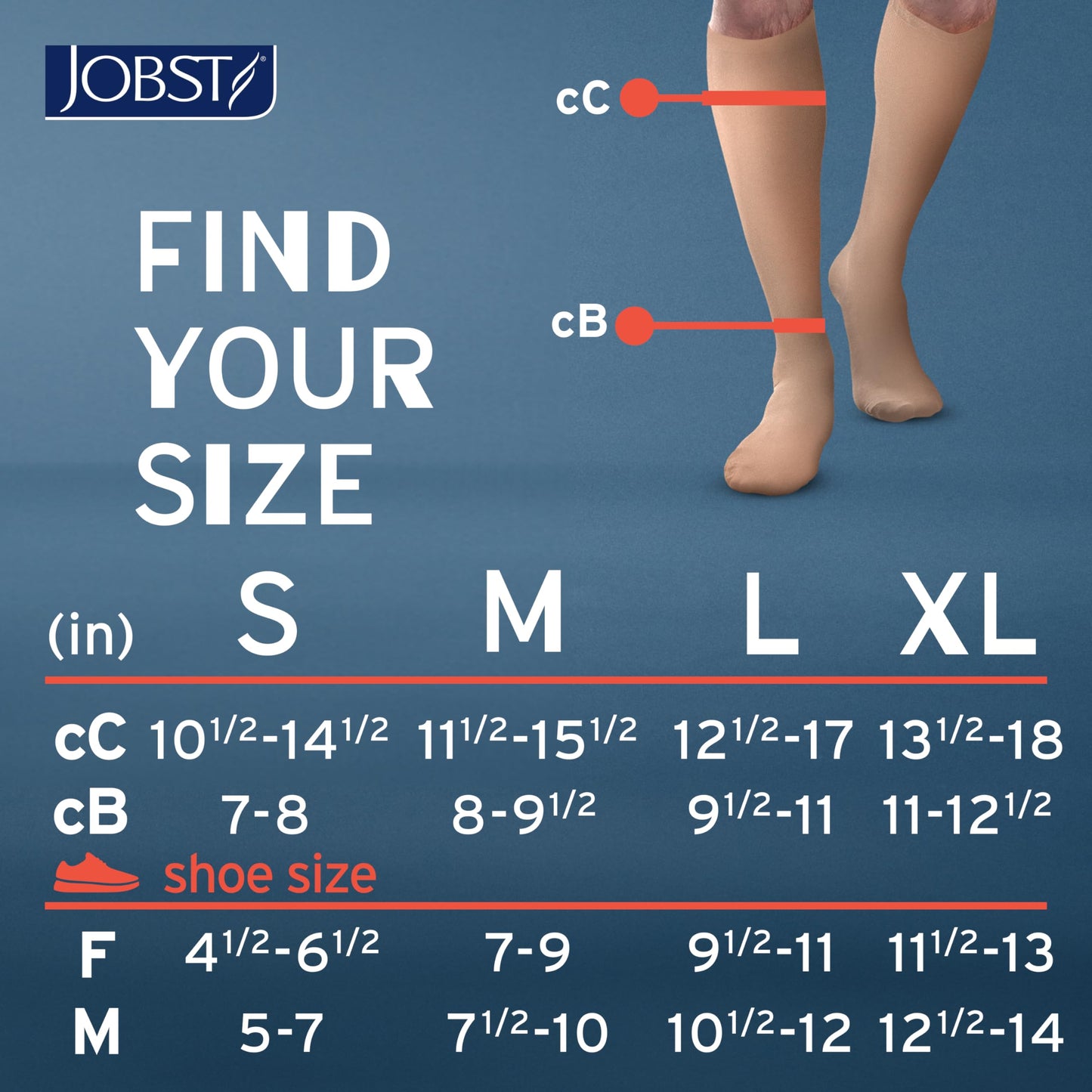 JOBST ACTIVA Opaque 15-20 mmHg Compression Socks for Women and Men, Knee High, Closed Toe, Silky Beige, Medium