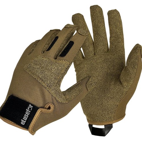 eLusefor Advanced Tactile Shooting Glove: Patented Wrap-Fingers Design, 360° Touchscreen Freedom, Customizable Badge