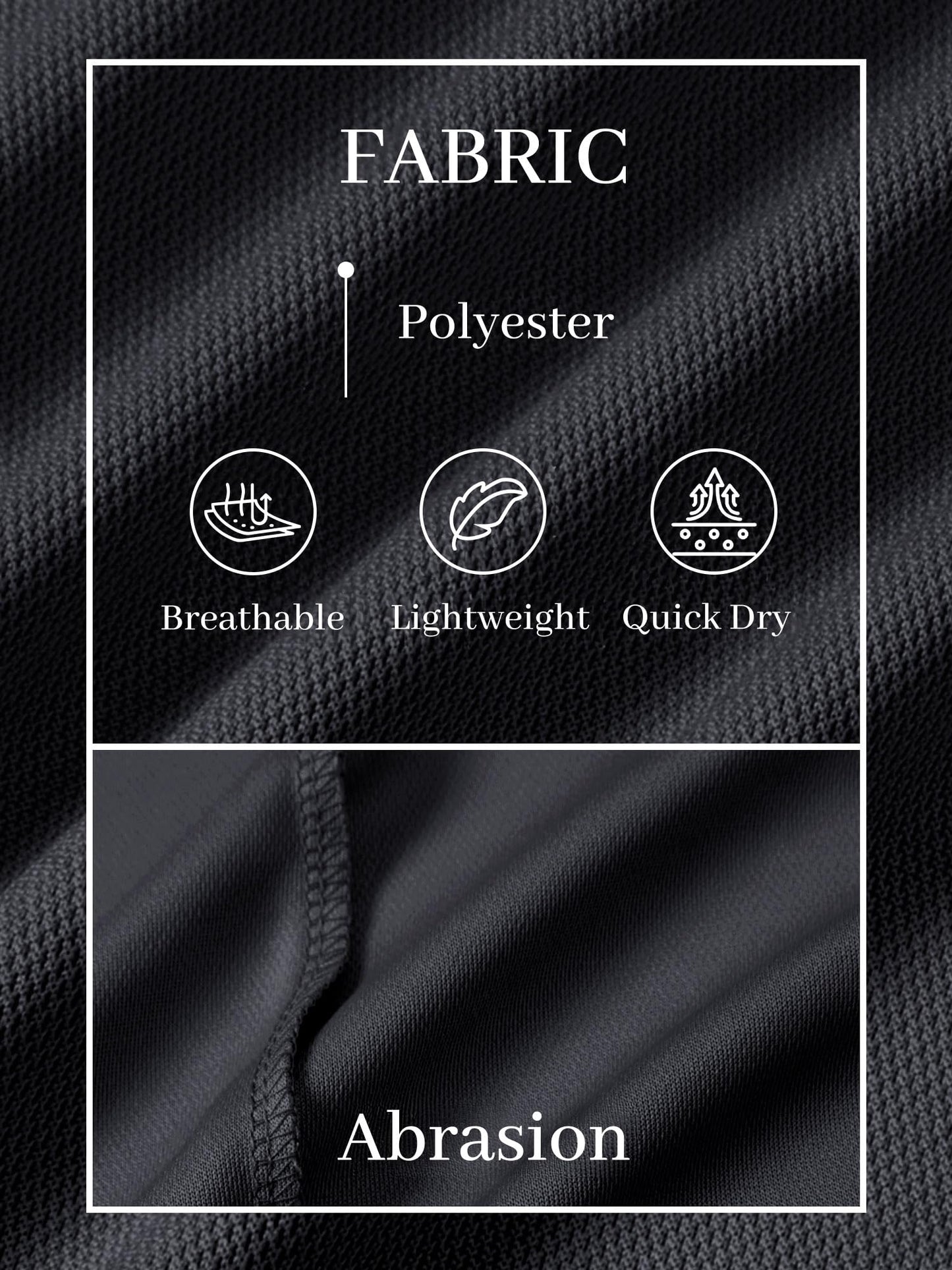 TACVASEN Mens Golf Shirt Dry Fit Mens Polo Shirts Short Sleeve Performance Golf Polos for Men with Collar Work Shirts Black, 2XL