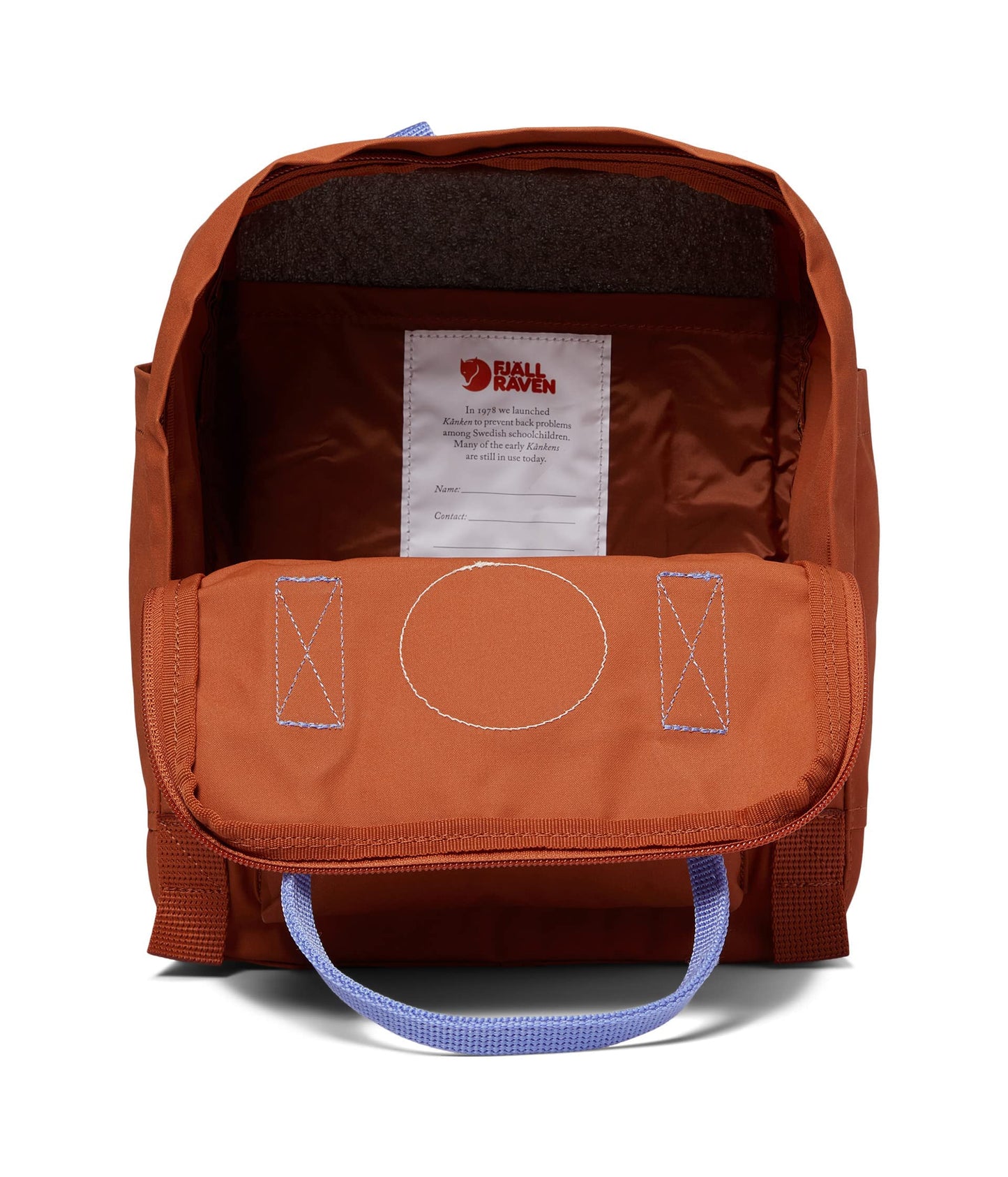 Fjällräven Unisex Kånken Mini Teracotta Brown/Ultramarine One Size One Size