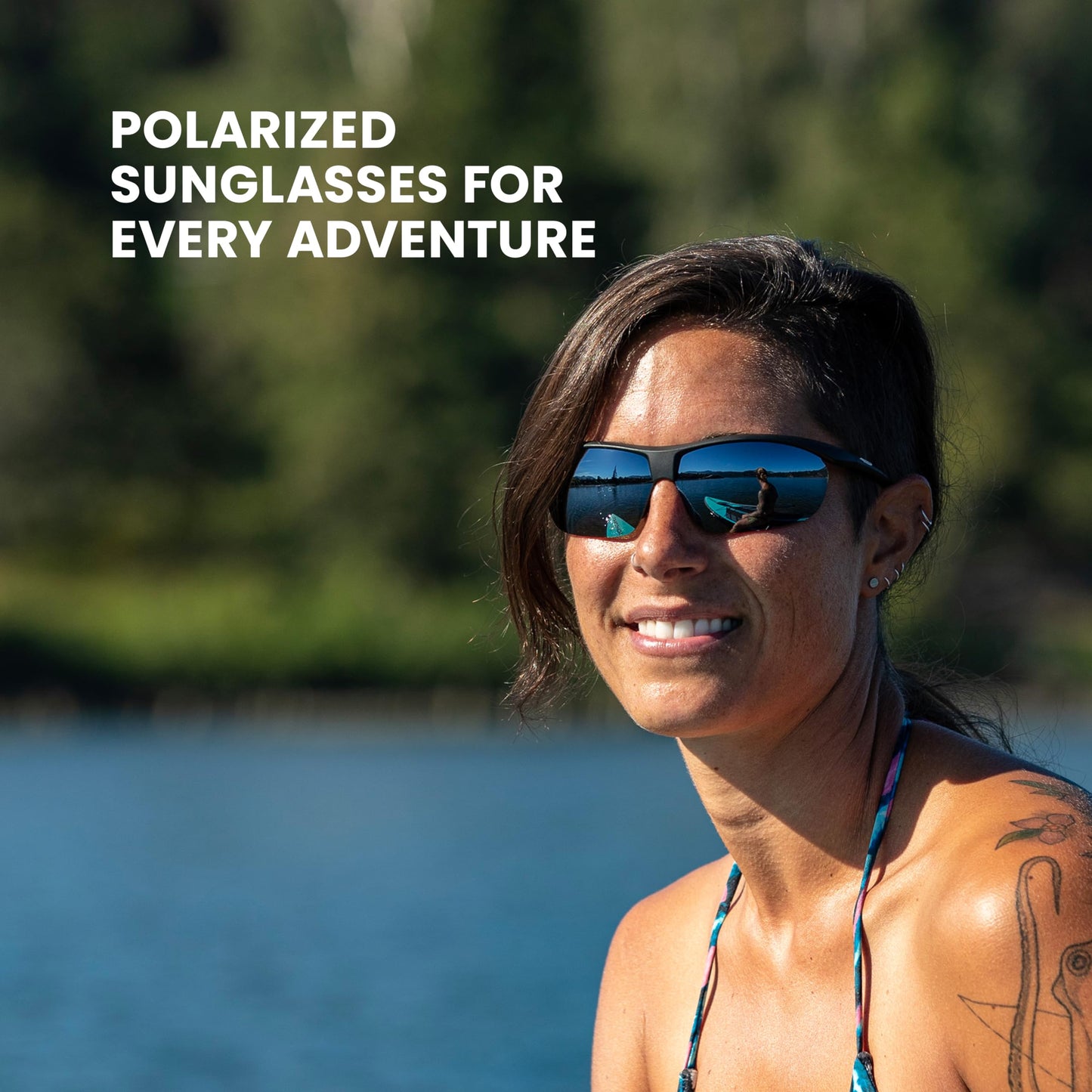 Suncloud Zephyr Polarized Sunglasses – 100% UV Protection – Comfortable Fit, Trendy Design – for Men & Women - Tortoise + Polarized Brown Lenses
