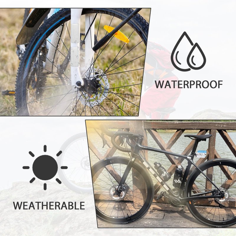 Mzario 2 Pcs Triangle Bike Bag, Bike Frame Small Storage Bag, Pouches For Adult Cycling For Road And Mountain Bikes Accessories Pack For Phone, Wallet, Keys (With Reflective Stickers* 20)