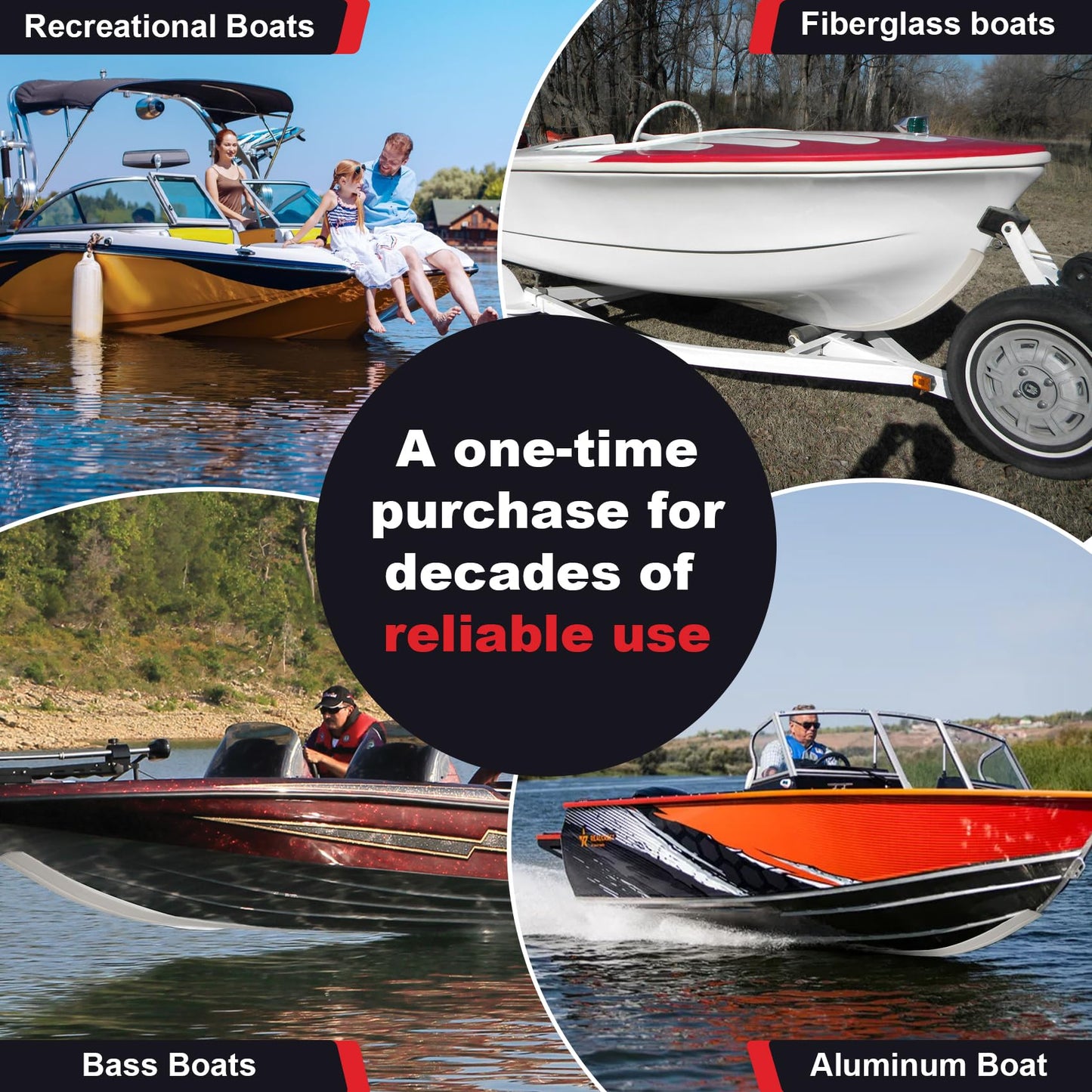 Betollo Keel Guard for Fiberglass Boat: Easy to Install and Securely Adhered,Corrosion Resistance, Fibreglass and Aluminium Marine Self-Adhesive Keel Protectors to Withstand Rocks.