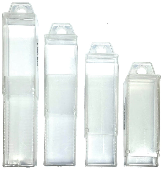 FTG USA Storage Container 4 Piece Large Size Extendable Plastic Box Used as Storage Case for Countersink and Replacement Drill Bits