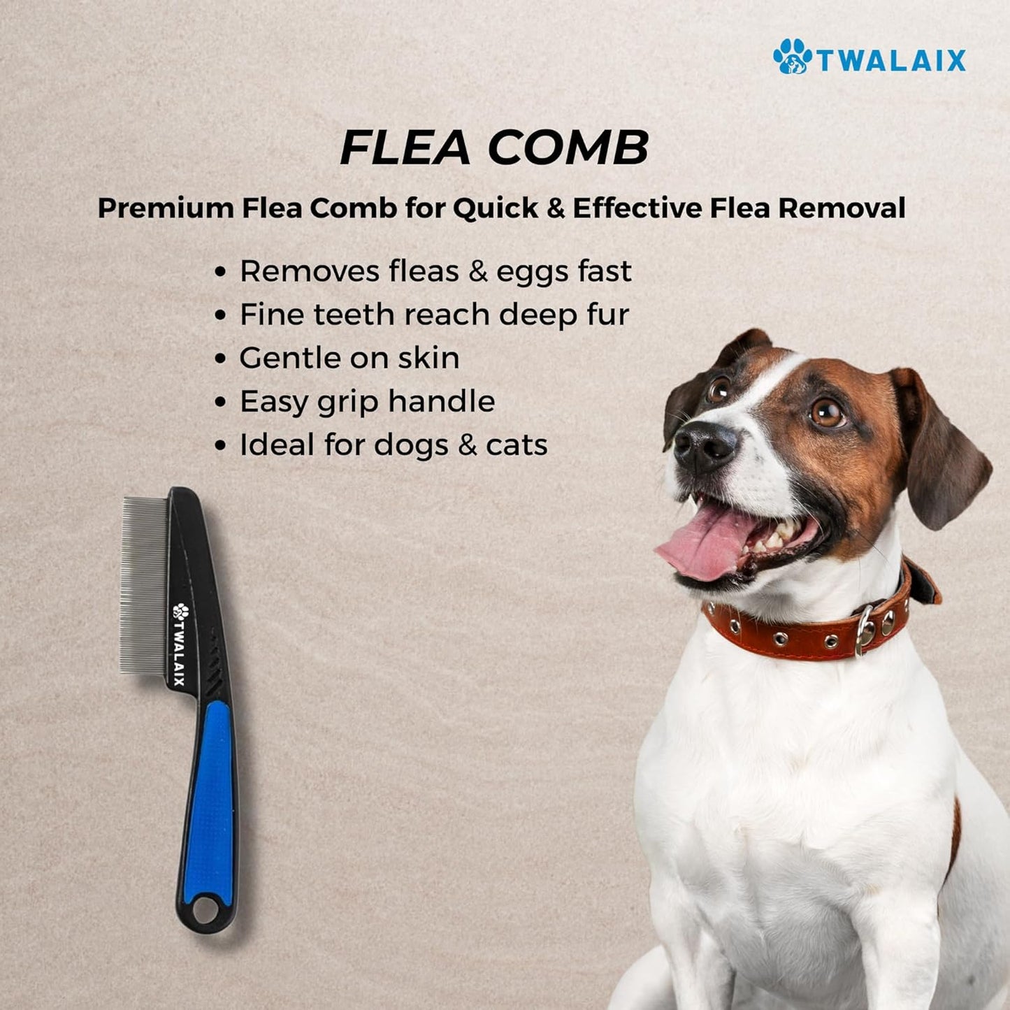 Skiennix 6-In-1 Pet Grooming Kit - Deshedding Brush, Nail Clipper & More for All Coat Types