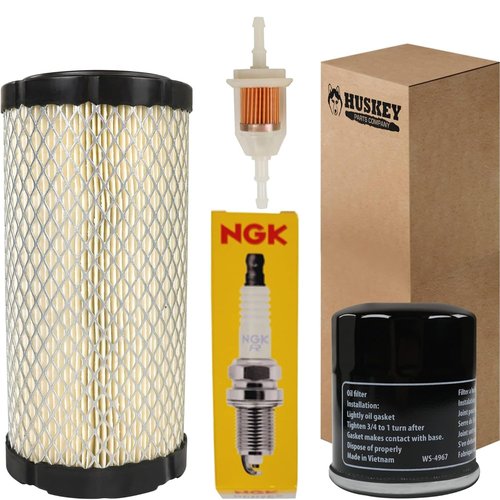 Huskey Tune Up Kit for EZGO TXT RXV 2008+ Golf Cart W/Kawasaki Engine, NGK Spark Plug, Air Filter, Oil Filter, Fuel Filter…