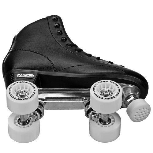 Pacer Stratos Traditional Quad Roller Skates, Black sz 9