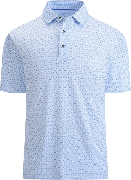 Esabel.C Golf Shirts for Men - Dry Fit Performance Short Sleeve Moisture-Wicking Collared Shirt