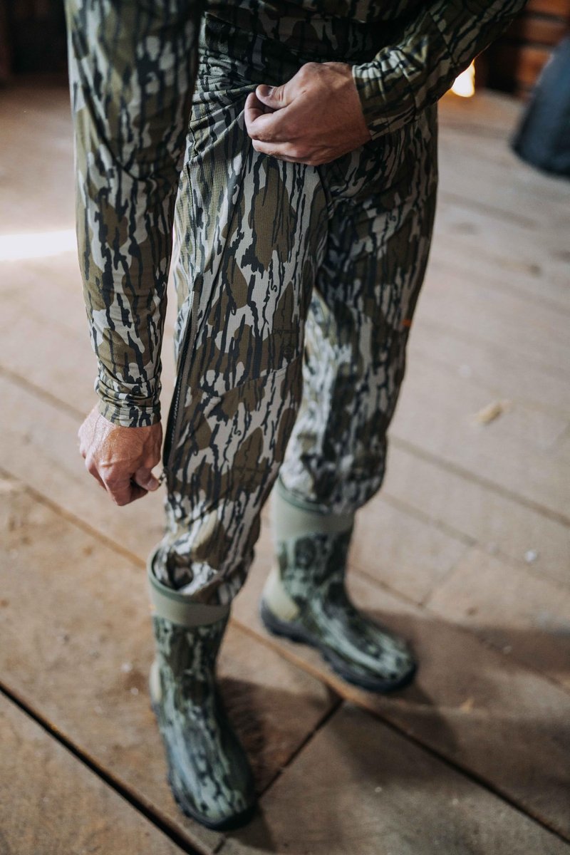 Muddy Outdoors Men's TRX Lightweight Pants Mossy Oak Bottomland Large