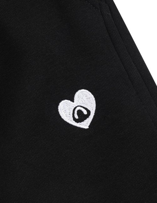 Aelfric Eden Baggy Sweatpants Womens Wide Leg Sweatpants Mens Solid Arc Sweat Pants Casual Athletic Lounge Pants Black
