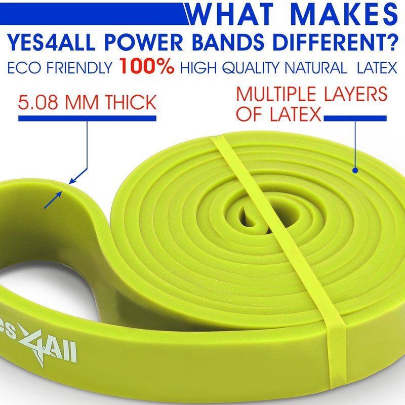 Yes4All Tricep Strap Cable Attachment 22 & 29 Inches for Different Exercises, Wide Range of Motion/Portable Cable Crunch Attachment with Large D-Ring, Sturdy Wedding Material