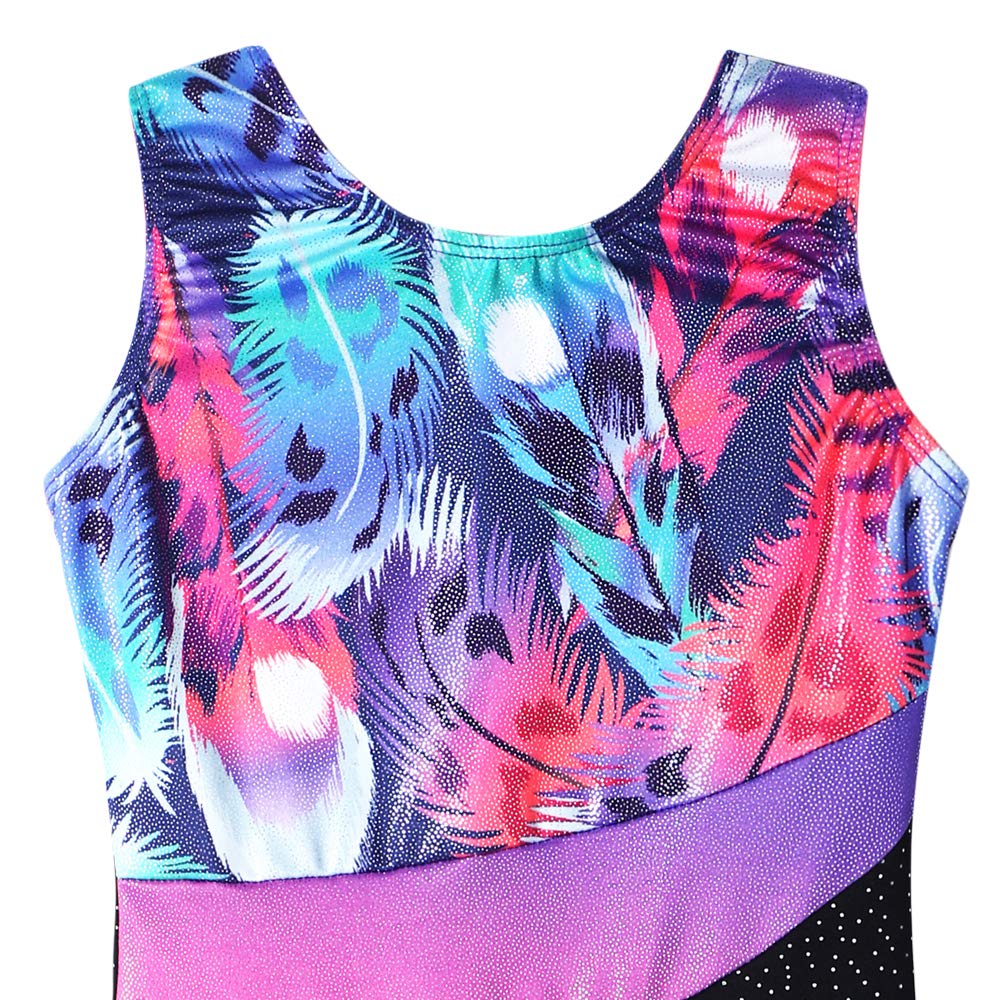HOZIY Gymnastics Biketards for Girls 4t 5t Leotards With Shorts for Toddlers Kids