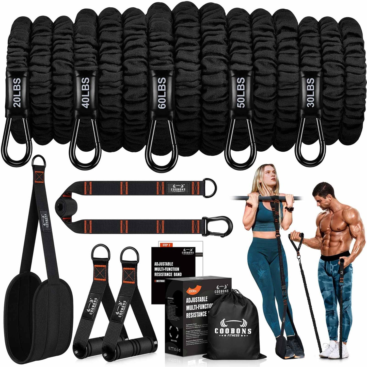 Resistance Bands with Handles, Exercise Bands