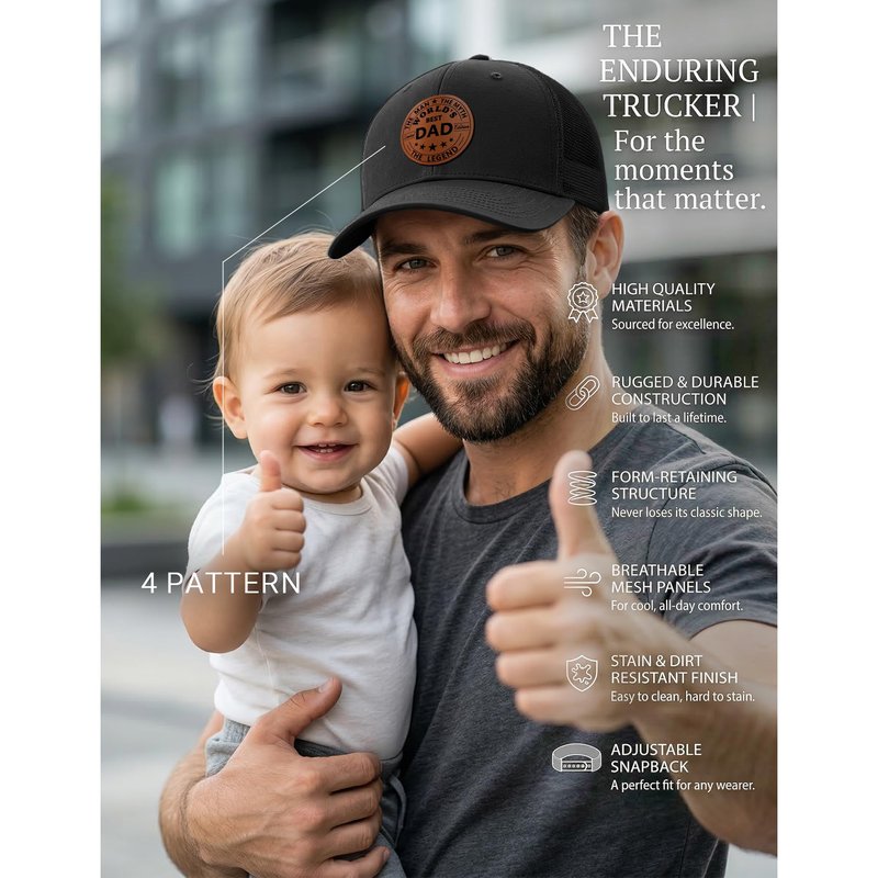 Dad Gifts Dad Hat from Daughter Son Wife for Men Husband,Unique Gift for Christmas Fathers Day Birthday