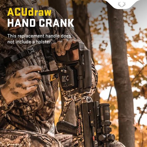 TenPoint ACUdraw Hand Crank, Black - 6061 T6 Aluminum Arm & Nylon Knob - Not Compatible with ACUslide or ACUdraw De-Cock - Holster Not Included