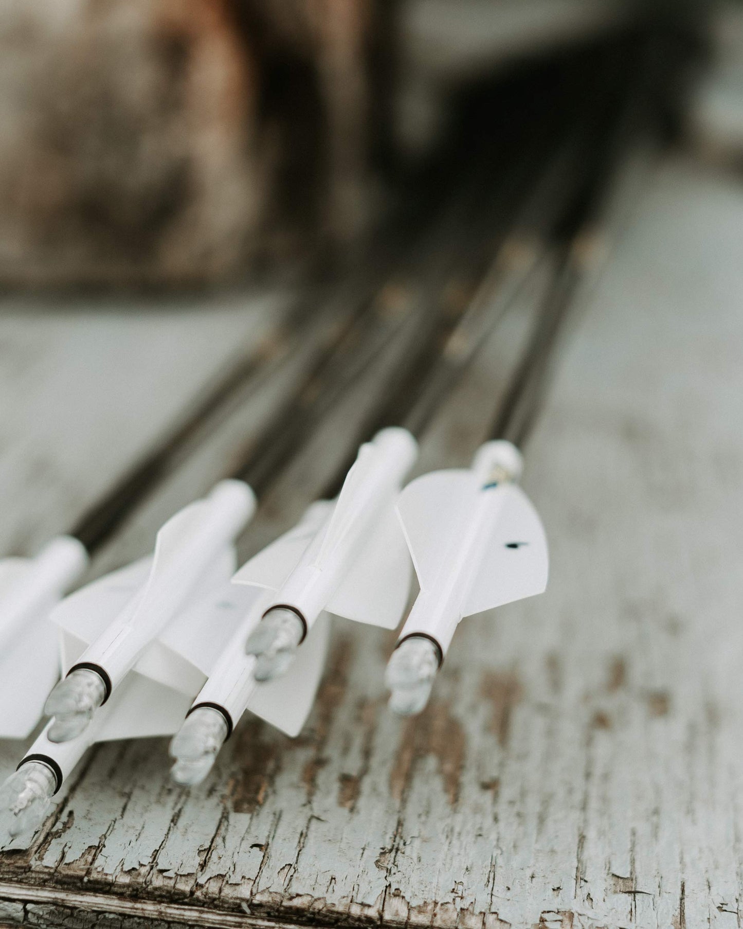 TAC Vanes 4.25" Arrow Vanes | Archery Fletching for Compound & Crossbow | Durable, Lightweight, High Accuracy, White 13 Pack