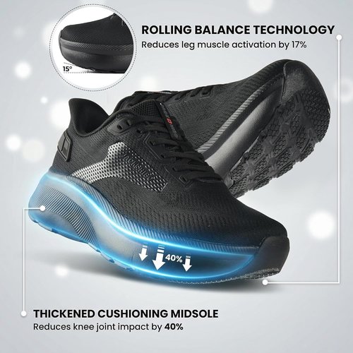 JACKSHIBO Men's Slip-On Sneakers - Lightweight Breathable Design with Wide Toe Box & Arch Support | Ideal for Daily Wear & Gym Walking