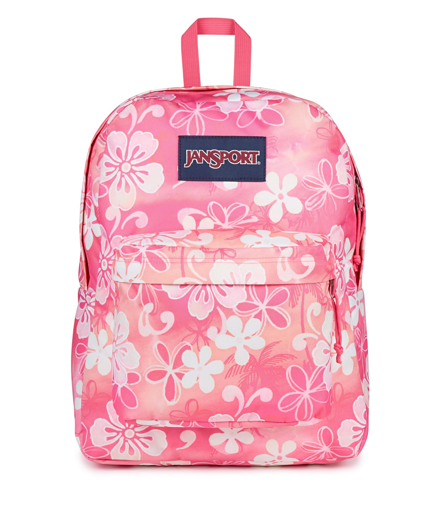 JanSport SuperBreak One Backpack - Durable, Lightweight Bag with 1 Main Compartment, Front Utility Pocket with Built-in Organizer, Premium Backpack, Hiblisscus