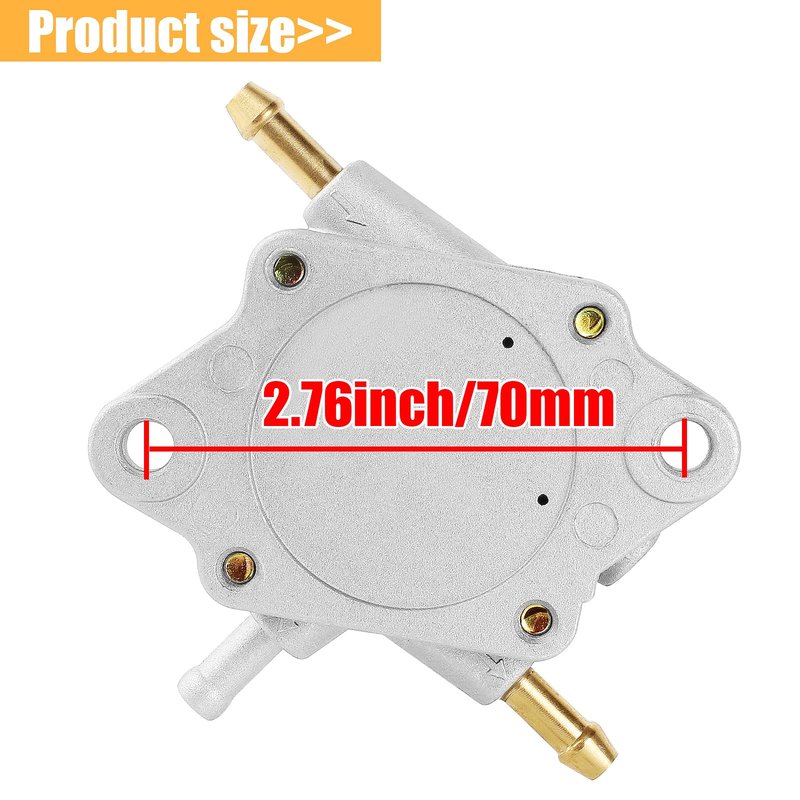 QAZAKY Fuel Pump Compatible with EZGO Golf Cart Club Car 295cc 350cc TXT Medalist Marathon Freedom Workhorse MPT RXV Shuttle ST 72021-G01 25683-G1 S-5147 S-5148 Gas 4-Cycle Robin Engine