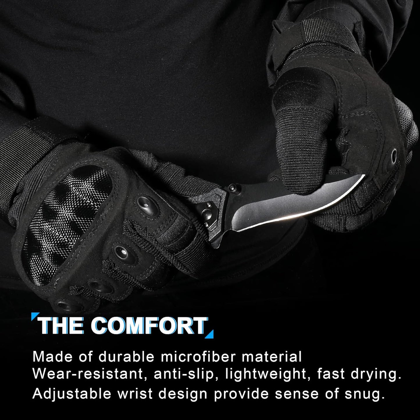 WTACTFUL Tactical Gloves - Touchscreen Airsoft & Motorcycle Gear for Men | Durable & Comfortable