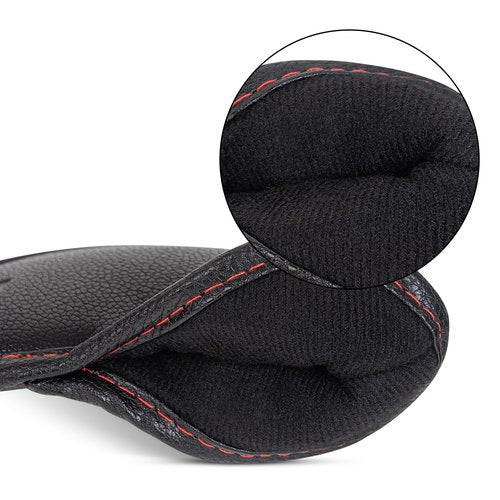 Craftsman Golf Magnetic Headcover Set for Golf Iron Headcovers Black 9pcs Understated with Debossed No.