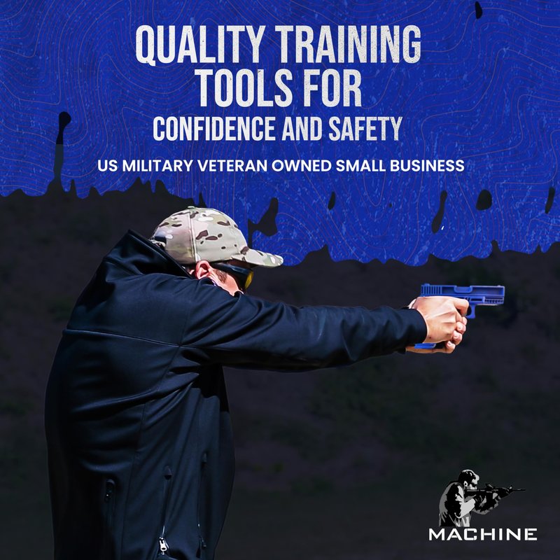 Durable Plastic Polymer Training Pistol - Lightweight Realistic Training Gun for Safe Dry Fire Drills, Draw, Grip, Movement - Compatible with Glock 19 & 23 - Fits WML, IWB & Safariland ALS Holster