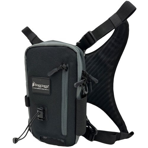 FROGG TOGGS Hightide Fishing Chest Pack, Easy Hands-Free tackle storage bag with built-in Rod Support