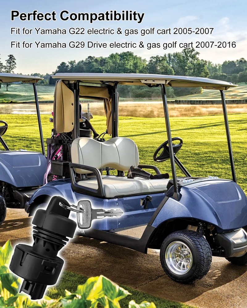 Vaticas Golf Cart Ignition Key Switch Fit for Yamaha G22 G29 Drive 2 Electric and Gas Golf Cart Replace JW1-H2510-00 JU2-H2510-20 JU2-H2510-10, Starter Ignition Switch with 2 Keys