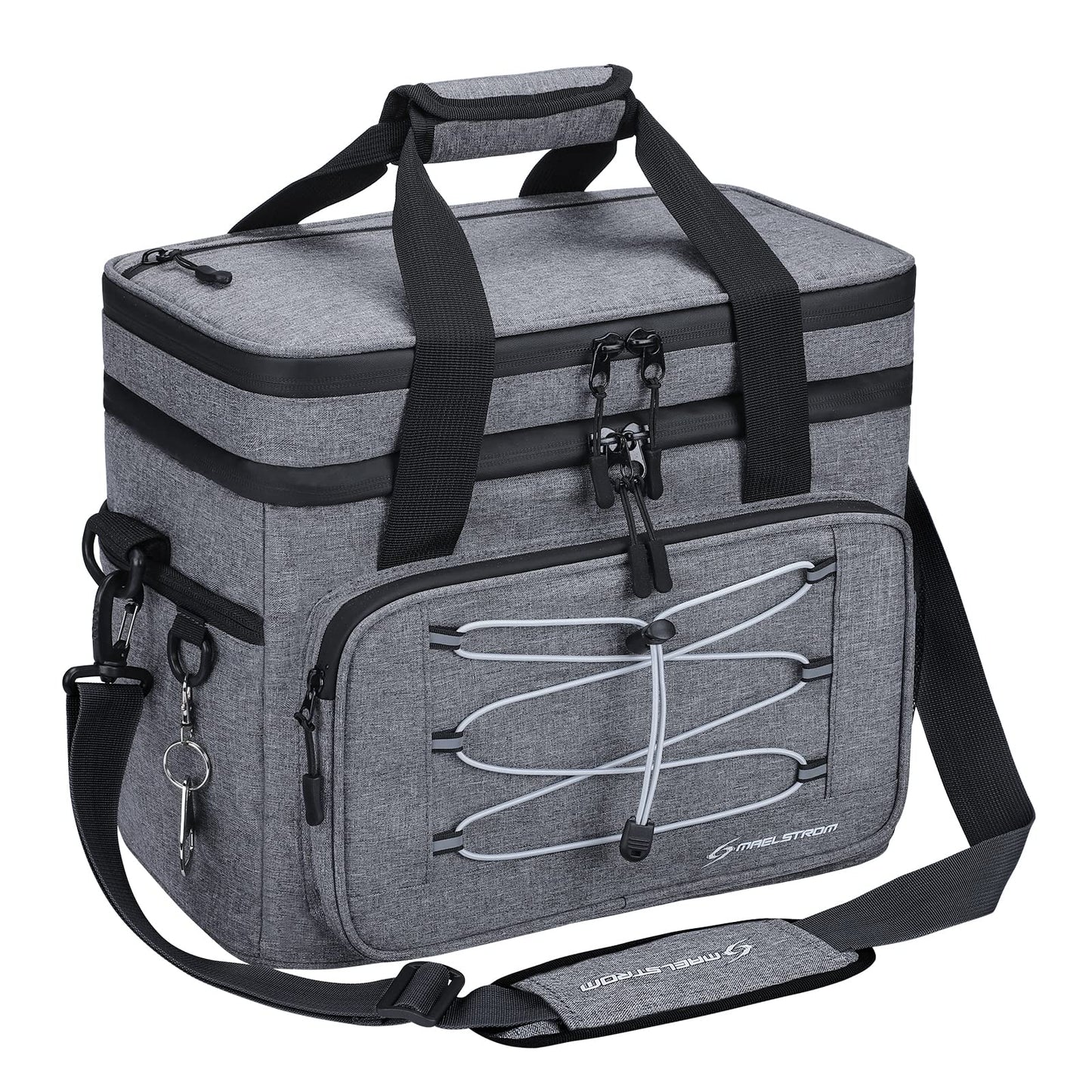Maelstrom 30 Can Soft Cooler Bag, Double Deck Leakproof Portable Ice Chest