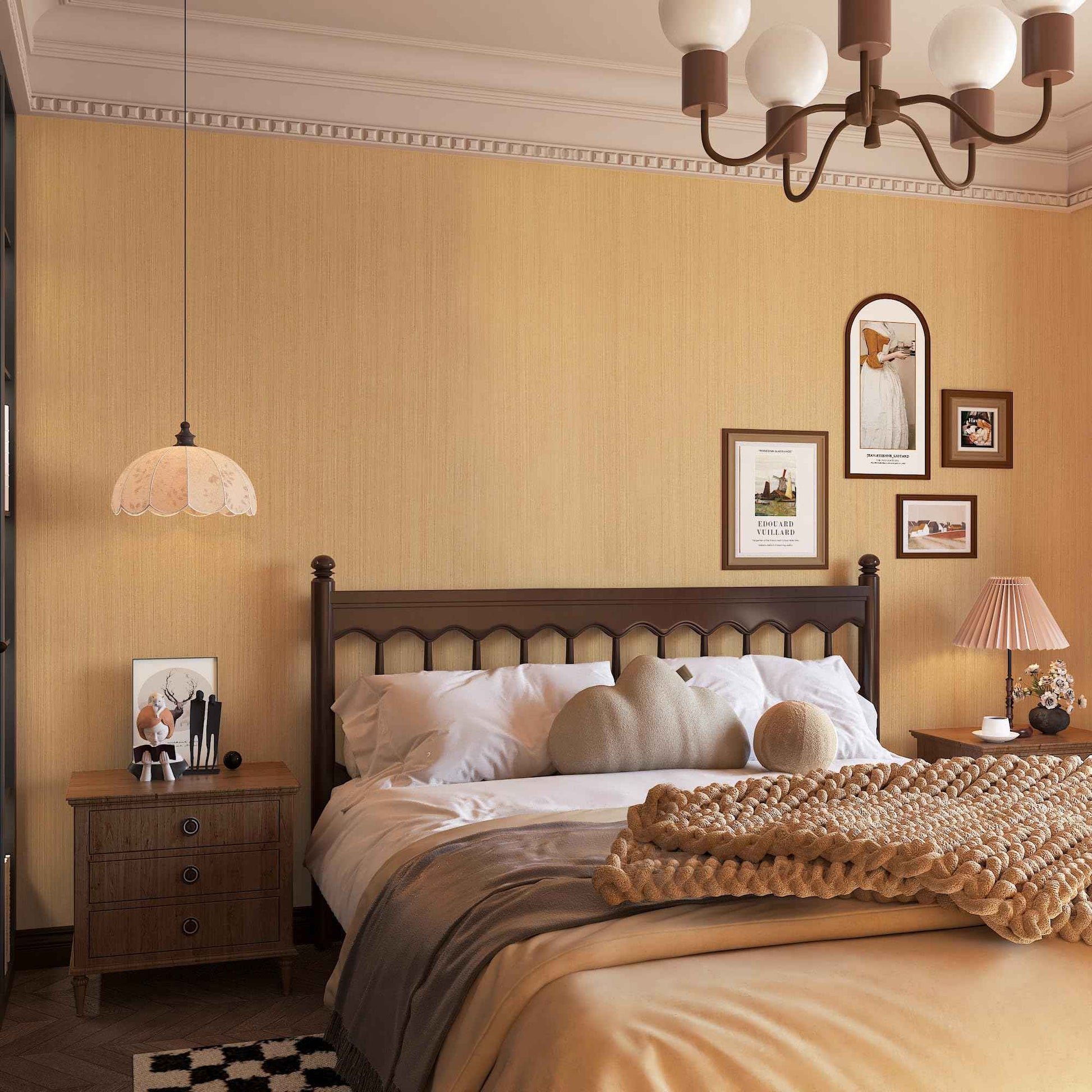 Light Brown Wood Contact Paper Thick Oak Wood Wallpaper Peel and Stick 31.5"x354" Waterproof Removable Faux Wood Grain Vinyl Wrap for Cabinets Drawers Counter Top Covers Wood Wall Paper for Walls