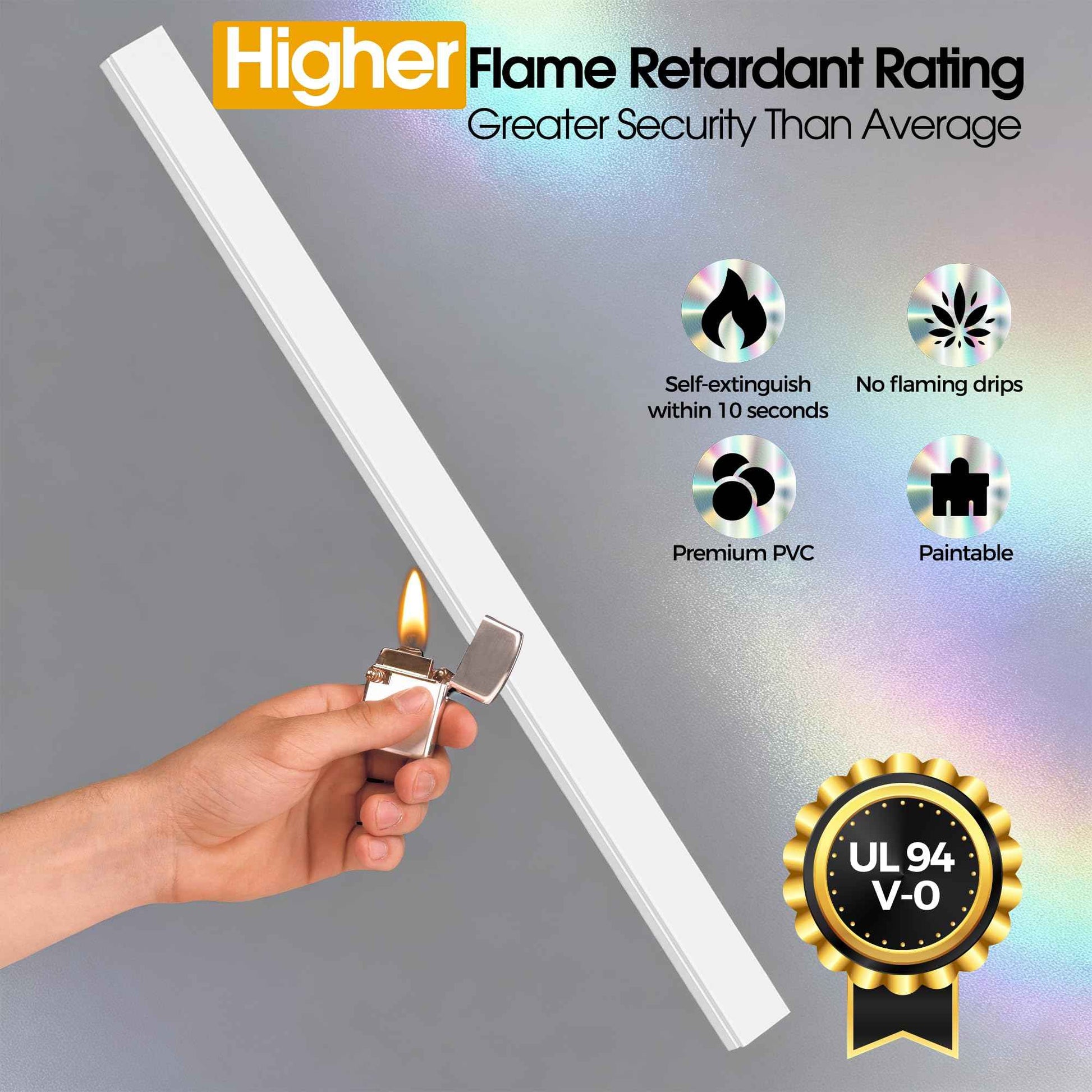 212.6in Cord Covers for 2-3 Wires on Wall, TV Cord Hider Wall, Paintable Cable Hider Raceway, Easier Set-up Wire Hider Wire Covers for Cords on Wall, Self-Adhesive Cable Cover, W0.95 H0.55in, White