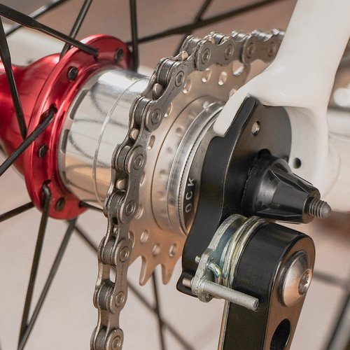CyclingDeal Conversion Kit Fixie Bike Single Speed Compatible with Shimano Sram Cassette Freewheel Hub Adaptor - for Mountain and Road Bike Gear Cog Spacers 16 Teeth