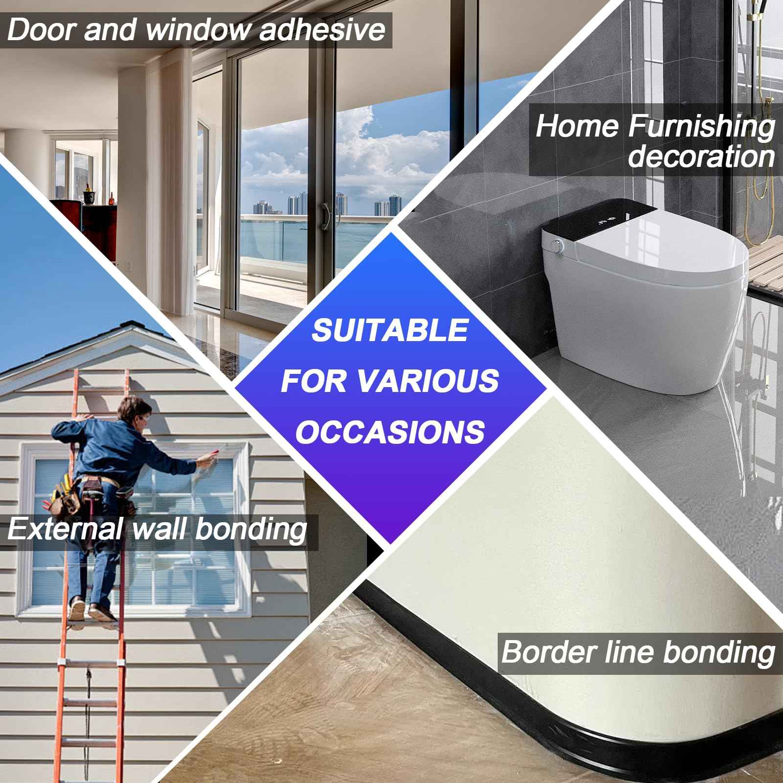 3 PACK Extra Long Caulking Gun Extension,Caulking Tube Extension,Caulk Tube Extension Tip,Caulk gun Extension Nozzle