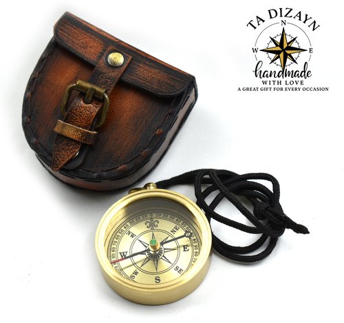 God is Light-1 John 1:5 Quote Engraved Compass with Case, Gift for him, Camping, Backpacking, Gift Compass, Graduation Day Gifts 2026 for Women Men Boys Girls Baptism Christmas