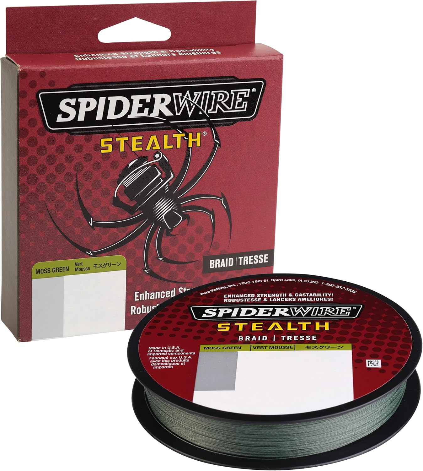 SpiderWire Stealth Braid Fishing Line - Durable, High-Performance Line for Anglers | 150 Yards