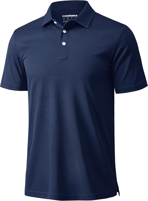MAGCOMSEN Men's Polo Shirt - Quick Dry Casual Work T-Shirt | Short Sleeve Golf Jersey, Outdoor Performance